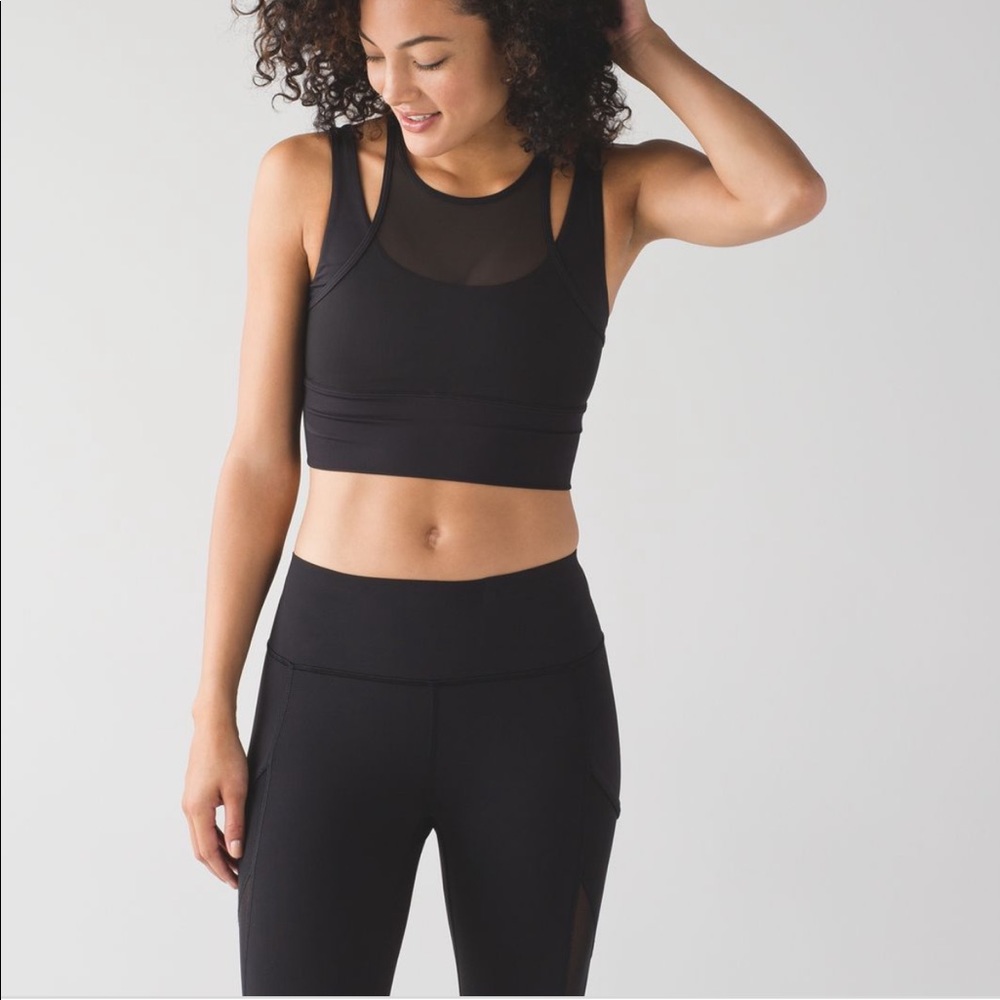 Lulu lemon mesh double layer bra